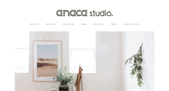 Desktop Screenshot of anacastudio.com.au