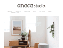 Tablet Screenshot of anacastudio.com.au